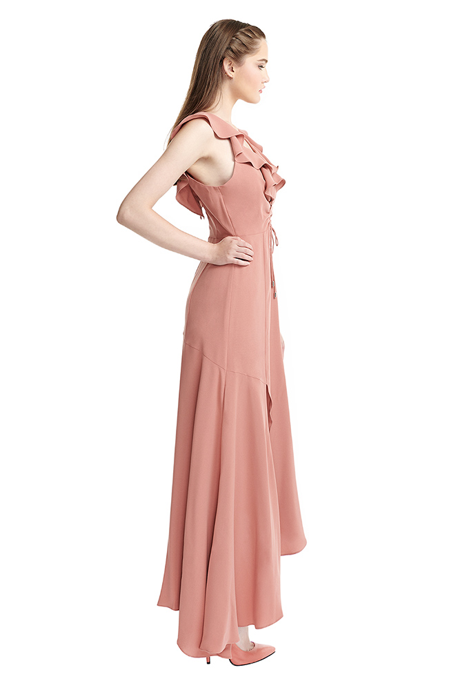 side view of the dress